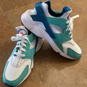 Nike huarache - White and Teal